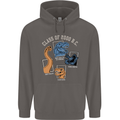 Dinosaur Class of 2000 BC Funny T-Rex Mens 80% Cotton Hoodie Charcoal