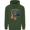 Dinosaur Class of 2000 BC Funny T-Rex Mens 80% Cotton Hoodie Forest Green