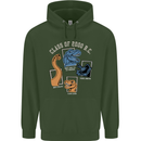 Dinosaur Class of 2000 BC Funny T-Rex Mens 80% Cotton Hoodie Forest Green