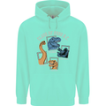 Dinosaur Class of 2000 BC Funny T-Rex Mens 80% Cotton Hoodie Peppermint