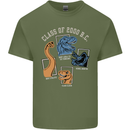 Dinosaur Class of 2000 BC Funny T-Rex Mens Cotton T-Shirt Tee Top Military Green