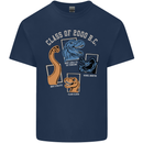 Dinosaur Class of 2000 BC Funny T-Rex Mens Cotton T-Shirt Tee Top Navy Blue