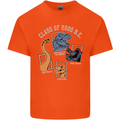 Dinosaur Class of 2000 BC Funny T-Rex Mens Cotton T-Shirt Tee Top Orange