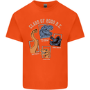 Dinosaur Class of 2000 BC Funny T-Rex Mens Cotton T-Shirt Tee Top Orange