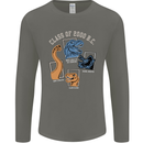 Dinosaur Class of 2000 BC Funny T-Rex Mens Long Sleeve T-Shirt Charcoal