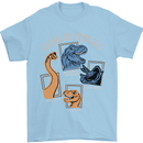 Dinosaur Class of 2000 BC Funny T-Rex Mens T-Shirt 100% Cotton Light Blue