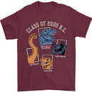 Dinosaur Class of 2000 BC Funny T-Rex Mens T-Shirt 100% Cotton Maroon