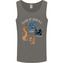 Dinosaur Class of 2000 BC Funny T-Rex Mens Vest Tank Top Charcoal