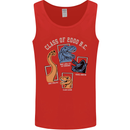 Dinosaur Class of 2000 BC Funny T-Rex Mens Vest Tank Top Red