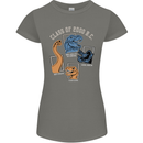 Dinosaur Class of 2000 BC Funny T-Rex Womens Petite Cut T-Shirt Charcoal