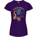 Dinosaur Class of 2000 BC Funny T-Rex Womens Petite Cut T-Shirt Purple