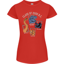 Dinosaur Class of 2000 BC Funny T-Rex Womens Petite Cut T-Shirt Red