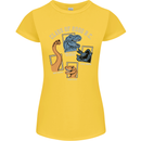 Dinosaur Class of 2000 BC Funny T-Rex Womens Petite Cut T-Shirt Yellow