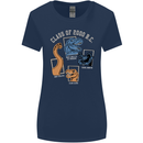 Dinosaur Class of 2000 BC Funny T-Rex Womens Wider Cut T-Shirt Navy Blue