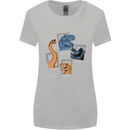 Dinosaur Class of 2000 BC Funny T-Rex Womens Wider Cut T-Shirt Sports Grey