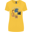 Dinosaur Class of 2000 BC Funny T-Rex Womens Wider Cut T-Shirt Yellow