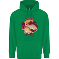 Dinosaur Expert Childrens Kids Hoodie Irish Green