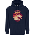 Dinosaur Expert Childrens Kids Hoodie Navy Blue