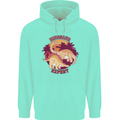 Dinosaur Expert Childrens Kids Hoodie Peppermint