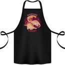 Dinosaur Expert Cotton Apron 100% Organic Black