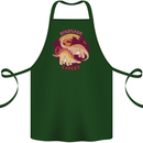 Dinosaur Expert Cotton Apron 100% Organic Forest Green