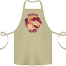 Dinosaur Expert Cotton Apron 100% Organic Khaki