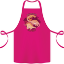Dinosaur Expert Cotton Apron 100% Organic Pink