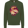 Dinosaur Expert Kids Sweatshirt Jumper Forest Green