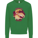 Dinosaur Expert Kids Sweatshirt Jumper Irish Green