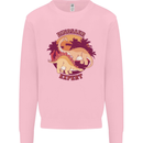Dinosaur Expert Kids Sweatshirt Jumper Light Pink