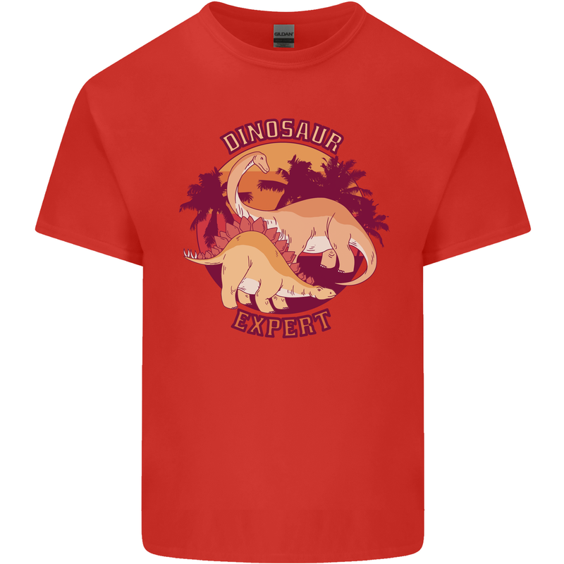 Dinosaur Expert Kids T-Shirt Childrens Red