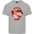 Dinosaur Expert Kids T-Shirt Childrens Sports Grey