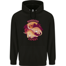 Dinosaur Expert Mens 80% Cotton Hoodie Black