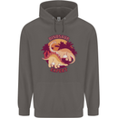 Dinosaur Expert Mens 80% Cotton Hoodie Charcoal