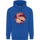 Dinosaur Expert Mens 80% Cotton Hoodie Royal Blue
