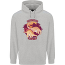 Dinosaur Expert Mens 80% Cotton Hoodie Sports Grey