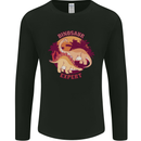 Dinosaur Expert Mens Long Sleeve T-Shirt Black