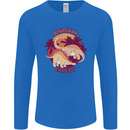 Dinosaur Expert Mens Long Sleeve T-Shirt Royal Blue