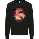 Dinosaur Expert Mens Sweatshirt Jumper Black