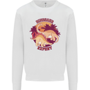 Dinosaur Expert Mens Sweatshirt Jumper White