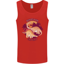 Dinosaur Expert Mens Vest Tank Top Red