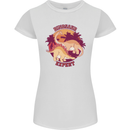 Dinosaur Expert Womens Petite Cut T-Shirt White