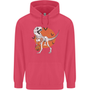 Dinosaur Halloween T-Rex Childrens Kids Hoodie Heliconia