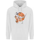 Dinosaur Halloween T-Rex Childrens Kids Hoodie White