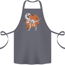 Dinosaur Halloween T-Rex Cotton Apron 100% Organic Steel