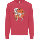 Dinosaur Halloween T-Rex Kids Sweatshirt Jumper Heliconia