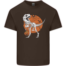 Dinosaur Halloween T-Rex Kids T-Shirt Childrens Chocolate