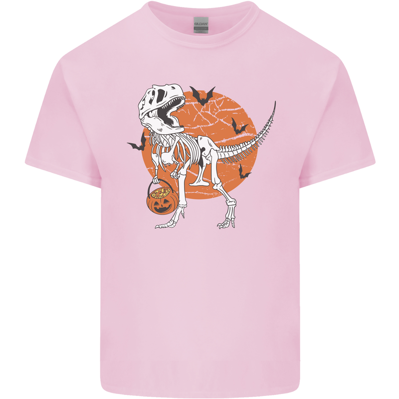 Dinosaur Halloween T-Rex Kids T-Shirt Childrens Light Pink