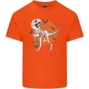 Dinosaur Halloween T-Rex Kids T-Shirt Childrens Orange