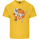 Dinosaur Halloween T-Rex Kids T-Shirt Childrens Yellow